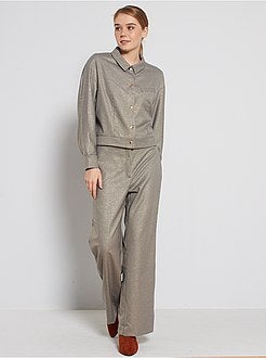 Geruit jasje met knopen - Kiabi