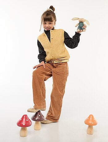 Geruit overhemd in Victoriaanse stijl