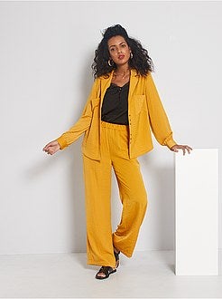 Gesatineerde broek - Kiabi