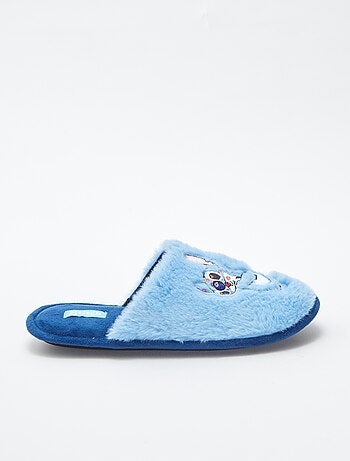 Gevoerde 'Stitch'-sloffen - instappermodel