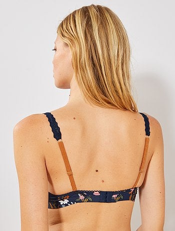 Gevulde bralette met print - Kiabi