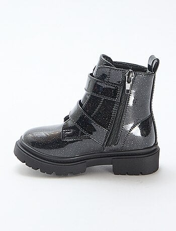 Gladde boots met pailletten
