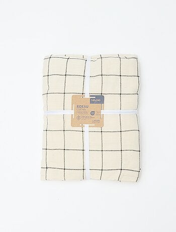 Gordijn van dunne, luchtige katoen