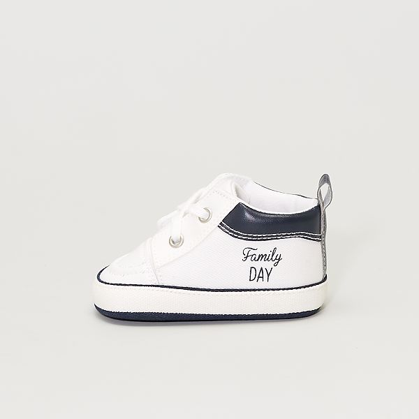 Hoge stoffen sneakers Meisjes babykleding - sneeuw wit - Kiabi - 3,60€