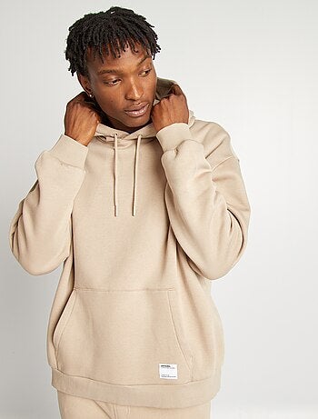 Hoodie van joggingstof