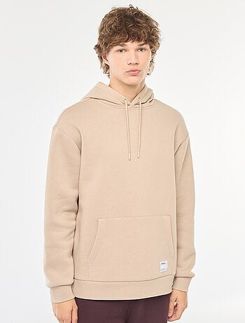 Hoodie van joggingstof
