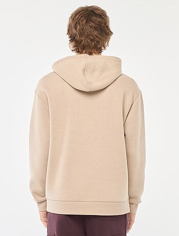 Hoodie van joggingstof