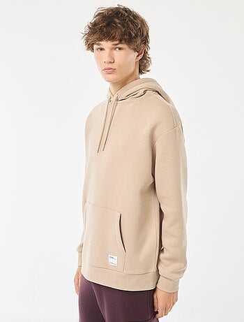 Hoodie van joggingstof