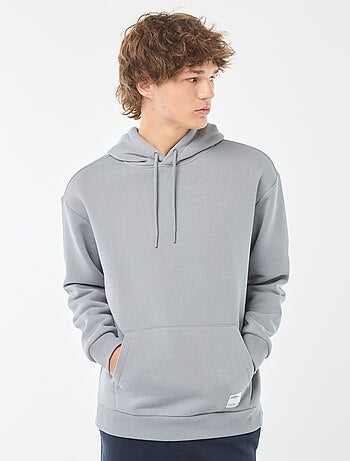 Hoodie van joggingstof