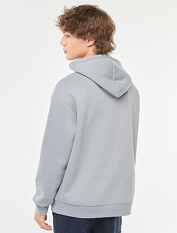 Hoodie van joggingstof