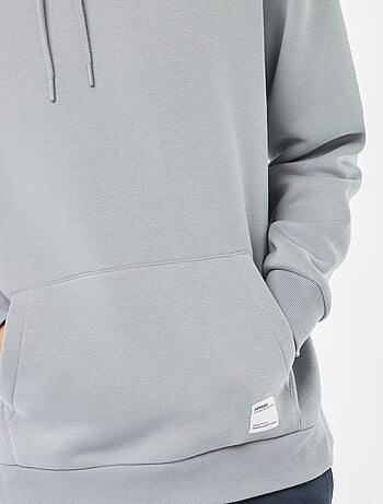 Hoodie van joggingstof