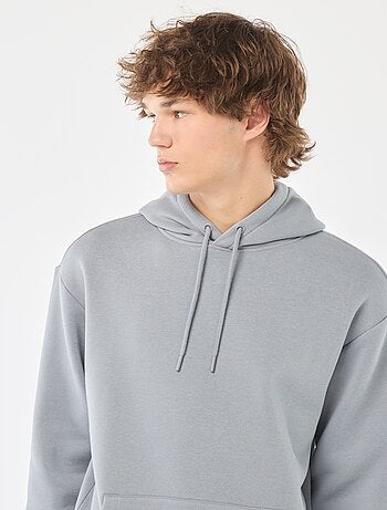 Hoodie van joggingstof