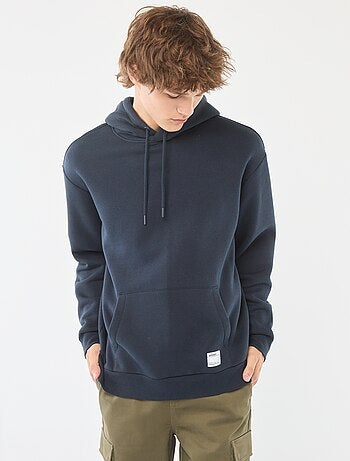 Hoodie van joggingstof