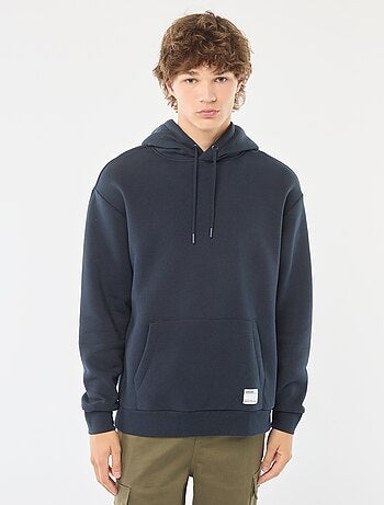 Hoodie van joggingstof