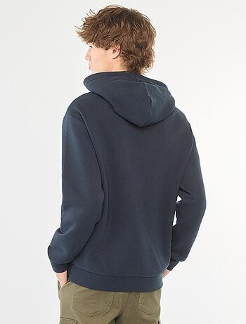 Hoodie van joggingstof