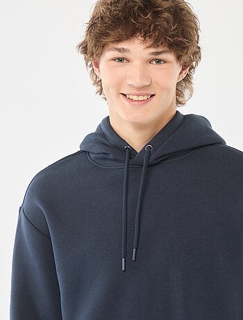 Hoodie van joggingstof