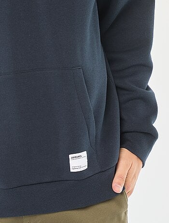 Hoodie van joggingstof