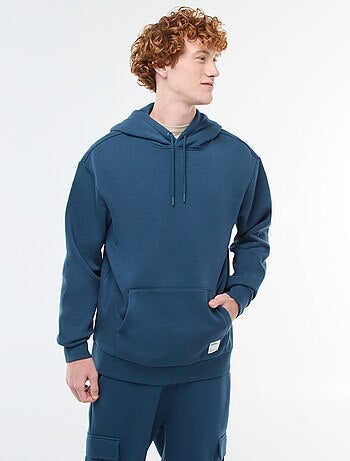 Hoodie van joggingstof