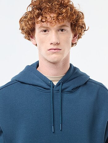 Hoodie van joggingstof