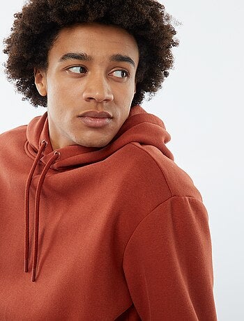 Hoodie van joggingstof