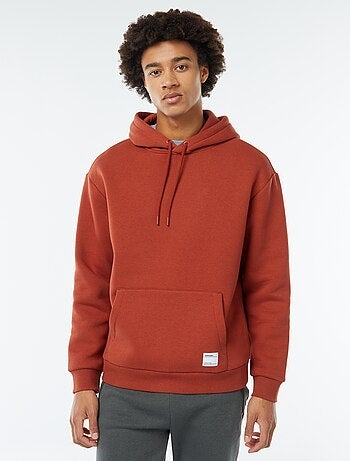Hoodie van joggingstof