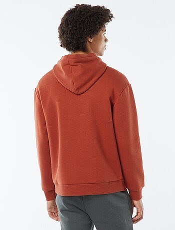 Hoodie van joggingstof