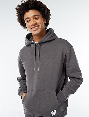 Hoodie van joggingstof