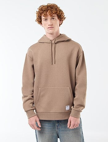 Hoodie van joggingstof