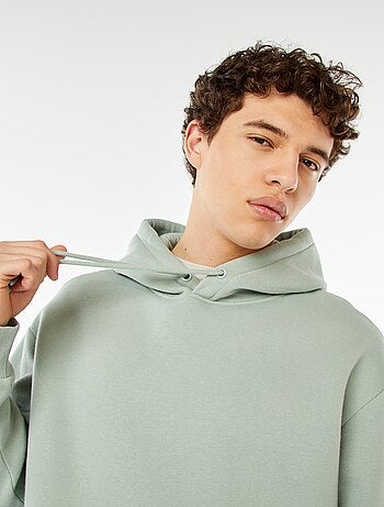 Hoodie van joggingstof