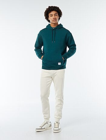 Hoodie van joggingstof
