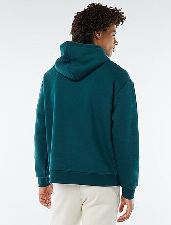 Hoodie van joggingstof