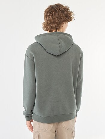 Hoodie van joggingstof