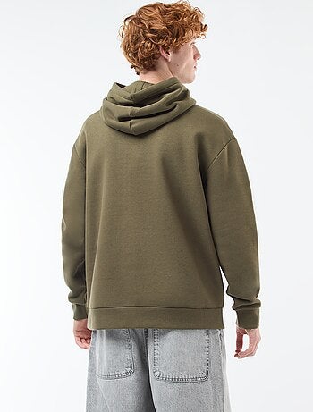 Hoodie van joggingstof