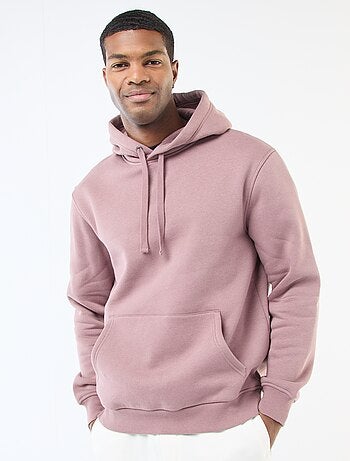 Hoodie van joggingstof met kangaroezak
