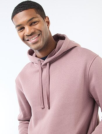 Hoodie van joggingstof met kangaroezak