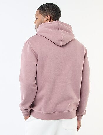 Hoodie van joggingstof met kangaroezak