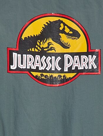 Jack met drukknopen en Jurassic Park-print