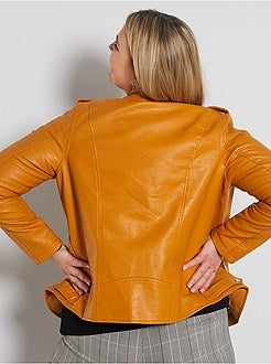 Jasje van synthetisch leer - Kiabi