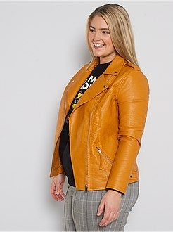 Jasje van synthetisch leer - Kiabi