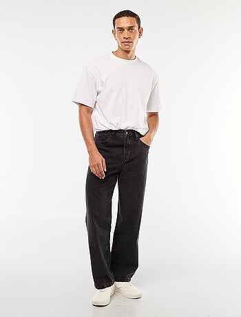 Jeans - wijd model / met wijde pijpen en 5 zakken