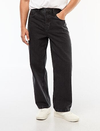 Jeans - wijd model / met wijde pijpen en 5 zakken