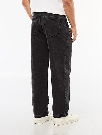 Jeans - wijd model / met wijde pijpen en 5 zakken