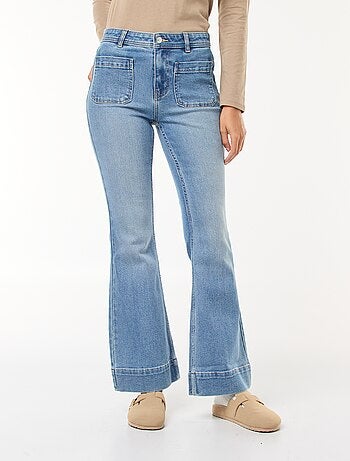 Jeans met hoge taille - flared/bootcut model