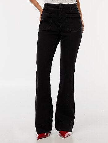 Jeans met hoge taille - flared/bootcut model