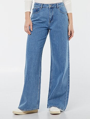 Jeans met wijde pijpen - L32