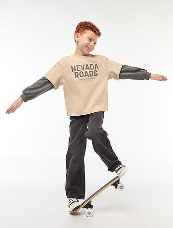 Jeans met wijde pijpen