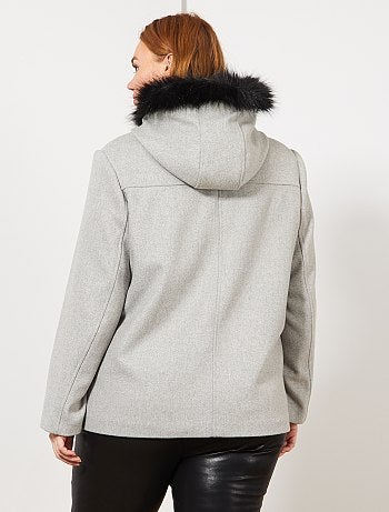 Dames Size+ - Jekker met gevoerde capuchon - Kiabi