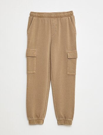 Joggingbroek van dunne fleece met zakken