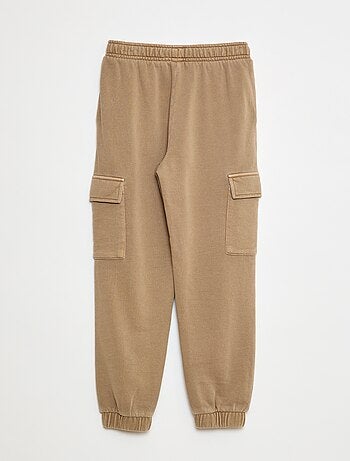 Joggingbroek van dunne fleece met zakken