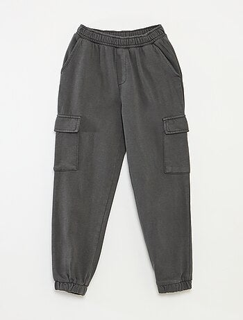 Joggingbroek van dunne fleece met zakken